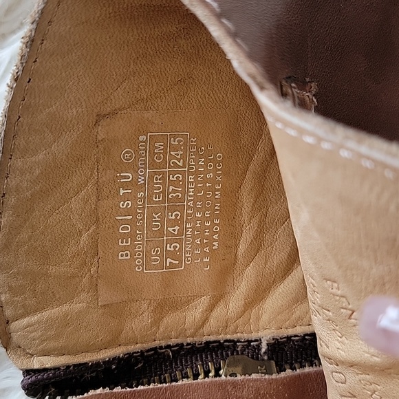 BED STU Statute Motorcycle Leather Knee High Boots - Picture 6 of 8